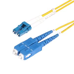 Fiber Optic Cable - Lc/sc Single Mode Os2/upc/duplex/lszh - 15m