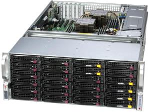 Storage SuperServer SSG-641E-E1CR36H - 2x LGA-4677 - 16x DIMM Up to 4TB 3DS ECC RDIMM - 1x GbE 2x 10 GbE