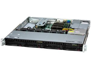 UP SuperServer SYS-511R-M - LGA-1700 - 4x DIMMs; Up to 128GB DDR5 - PCIe 5.0 x16 or 2 PCIe 5.0 x8 (FHHL & LP) - Titanium 600W