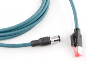 Cab-eth-m01 M12-ip67ethernet Cable (1m)