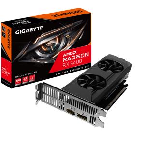 Graphics Card - Radeon Rx 6400 Pci-e Low Profile - Gv-r64d6-4gl
