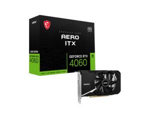 Graphics Card GeForce Rtx 4060 Aero Itx 8g Oc DisplayPort X 3 Hdmi X 1
