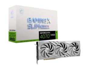 Graphics Card GeForce Rtx 4070 Ti Super 16g Gaming X Slim White DisplayPort X 3 V1.4a / Hdmi X 1