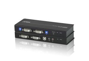 DVI Dual View KVM Extender 60m