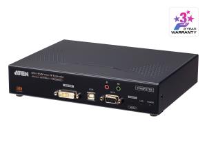 Fhd DVI-I KVM Over Ip Transmitter With Internet