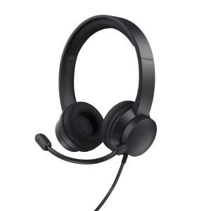 Headset -  Hs-260 - USB-enc - Stereo 3.5mm - Wired - Black