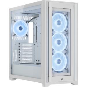 Mid-tower Smart Case - Icue 5000x - RGB Ql Edition Tempered Glass  True - White