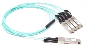 Transceiver Gigatech 40 Gbe  Qsfp+ To 4x10gbe Sfp+ Active Breakout Cable Dell Networking Compatible