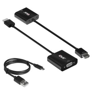 Hdmi 1.4 To Vga Active Adapter With Audio M/f