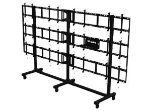 Portable Video Wall Cart 4x3 46" to 55"