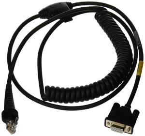 Serial Data Transfer Cable 9pin Black 3m For Barcode Scanner