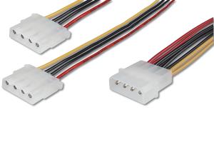 Internal Y-power supply cable 20cm IDE - 2x IDE connector