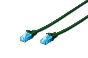 Patch cable - Cat 5e - U-UTP - Snagless - Cu - 3m - green