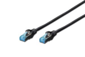 Patch cable Copper conductor - Cat 5e - SF/UTP - Snagless - 3m - black