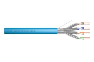 installation cable - CAT6a - U/FTP - AWG 23/1 - 100m - Blue