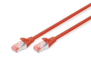 Patch cable - CAT6 - S/FTP - Snagless - Cu - 3m - red