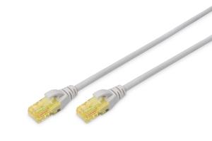 Patch cable - CAT6a - U/UTP - Snagless - Cu - 1m - grey