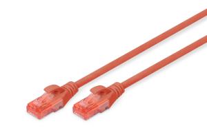 Patch cable Copper conductor - CAT6 - U/UTP - Snagless - 5m - red
