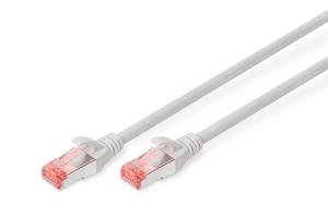 Patch cable Copper conductor - CAT6 - S/FTP - Snagless - 25m - grey