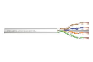 installation cable - CAT6 - U/UTP - AWG 26/7 - 100m - Grey