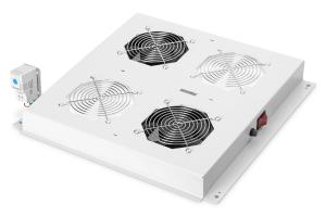 Roof cooling unit for Unique Network & Dyna. Basic 2 fans, switch, thermostat, color grey (RAL 7035)