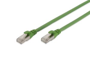 Patch cable - CAT6a - S/FTP - Molded - 25m - Green