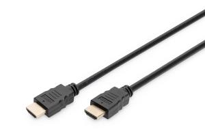HDMI Premium High Speed connection cable, type A M/M, 1m w/Ethernet, Ultra HD 60p, black
