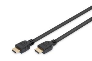 HDMI Ultra High Speed connection cable, type A M/M, 2m w/Ethernet, UHD 8K 60p, Black