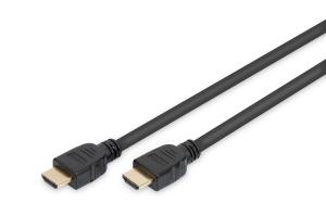 HDMI Ultra High Speed connection cable, type A M/M, 3m w/Ethernet, UHD 8K 60p, Black