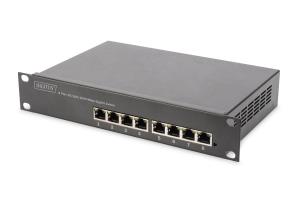 L2 managed Gigabit Ethernet PoE Switch 8-port PoE, 10in 80W PoE budget