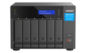 NAS - TVS-h674-i5-32G - 6 Bay i5-12400 32GB DDR4 2x2.5GbE (2.5G/1G/100M/10M)