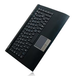 Keyboard Mini Alu Smarttouchpad Black USB Qw