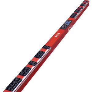 Metered Input rack PDU, 0U, 36U, Input IEC-60309 32A 1Ph, 7.4 kW max, 32A, 200-240V, Outlets C13/C19 Red