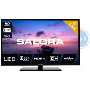 LED TV compact 32in HD with built-in DVD player
