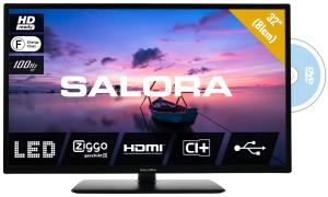 LED TV compact 32in HD with built-in DVD player