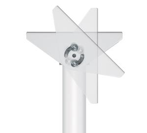 System 2 - Ceiling/wall Mount W/tilt - White (bt7808/w)