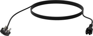 Vision 3m Black Uk Cloverleaf Power Cable