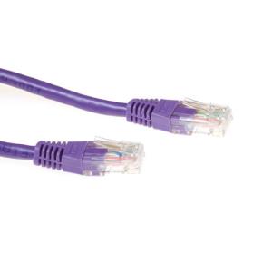 Patch cable - CAT6a - Utp - Purple 1.5m