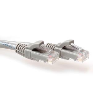 Patch cable - CAT6a - Utp - Snagless Grey 50cm