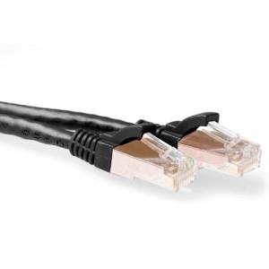 CAT6a Sstp Pimf Patchcable Snagless Black 1.5m