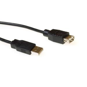 USB 2.0 Extension Cable USB A Male - USB A Female Black