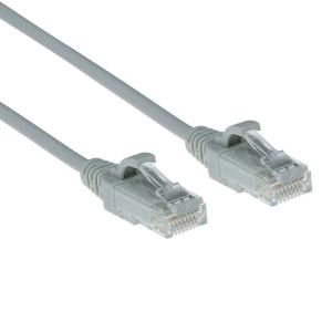 Slimline Patch Cable - CAT6 - U/UTP - 50cm - Grey