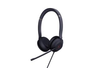 Headset - Uh37 - Stereo - USB-a - Black For Ip Phone Uc