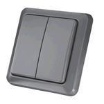 Wireless Outdoor Double Wall Switch Agst-8802
