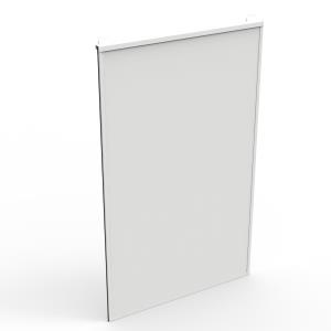 Flexible Side Wall Hpl - 800 X 1978mm - White