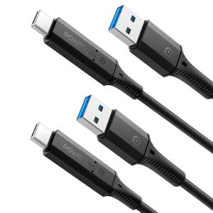 PowerArc ArcWire USB-A to USB-C Cable Black