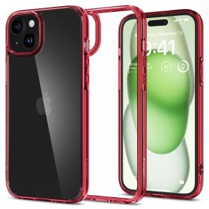 iPhone 15 Plus Case 6.7in Ultra Hybrid Red Crystal