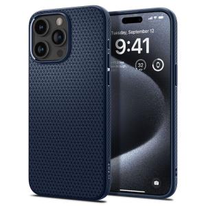 iPhone 15 Pro 6.1in Case Liquid Air Navy Blue