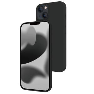 iPhone 14 Plus Soft Touch Case Magnetic Ring Black